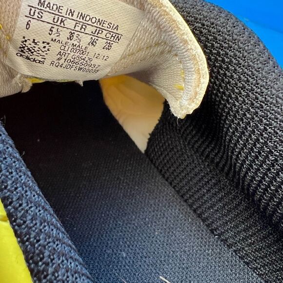 adidas F5 TRX FG Soccer Cleats Vivid Yellow with Black, used 1 time,SIZE 6 - Picture 6 of 6